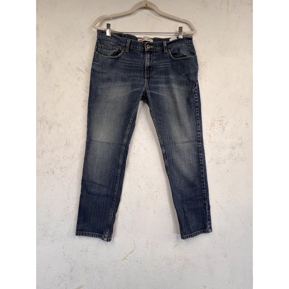 Levis 511 Slim Fit Jeans Medium Wash Blue Denim 12 Husky 32x27